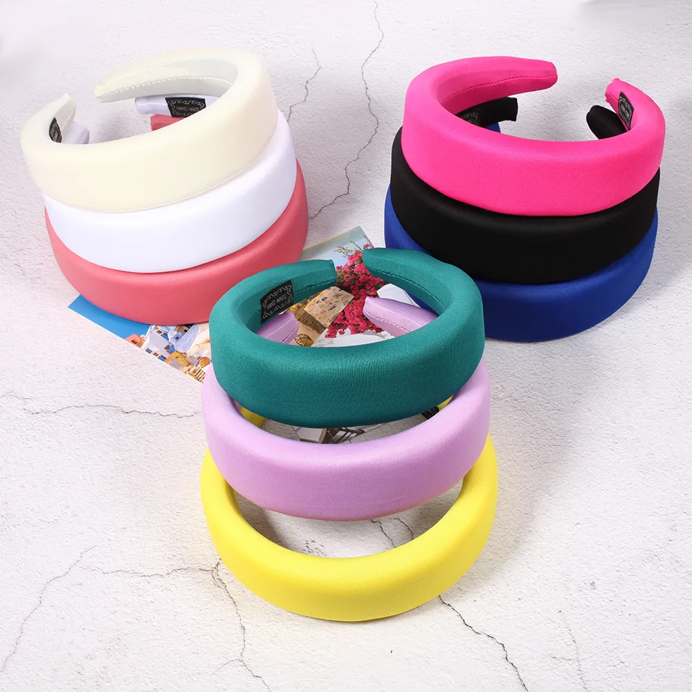 

Модные аксессуары для волос, резинка для волос, Женская широкая повязка на голову, оптовая продажа