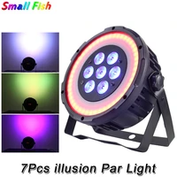 7x10w rgbw 4in1 and 48x0 5w rgb 3in1 smd illusion par light for disco dj projector machine party decoration stage lighting