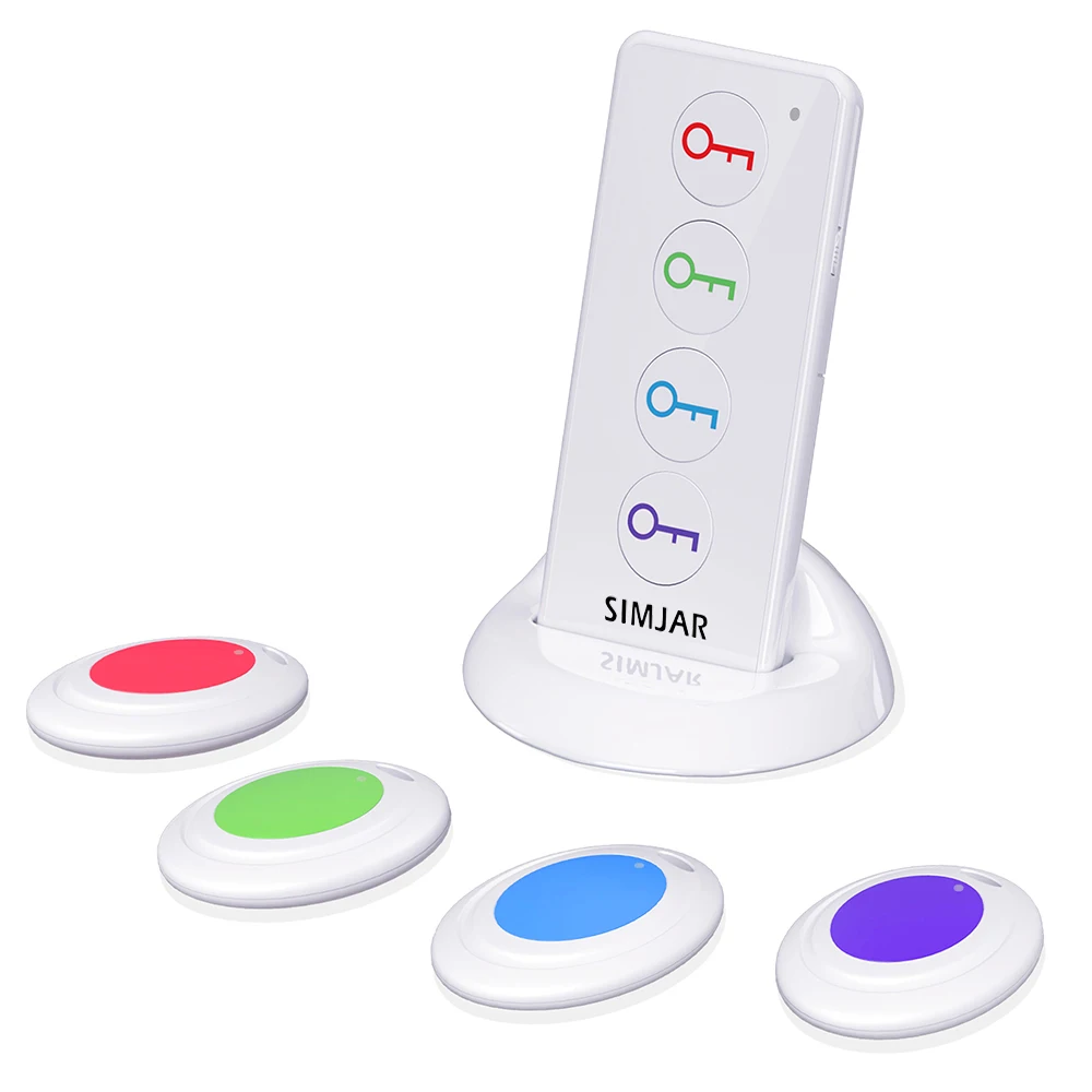

Wireless Remote Control RF Key Finder Locator for Wallet Phone Glasses Luggage Pet Tracker, Good Present for Family Member