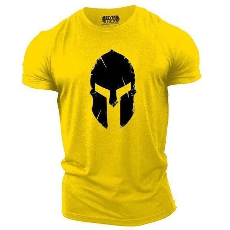 

2021 new Summer 3D printing Spartan summer T-shirt men and women three-way Sparta shirt 3D printing T-shirt