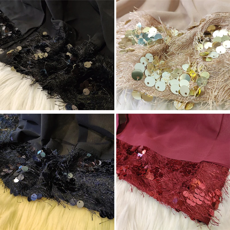 Женский шифоновый шарф мусульманский хиджаб с блестками|Мусульманская одежда| |