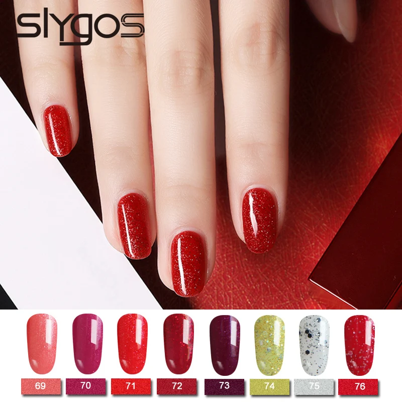SLYGOS 10 мл УФ светодиодный Блестящий Гель-лак долговечный Звездный ночной