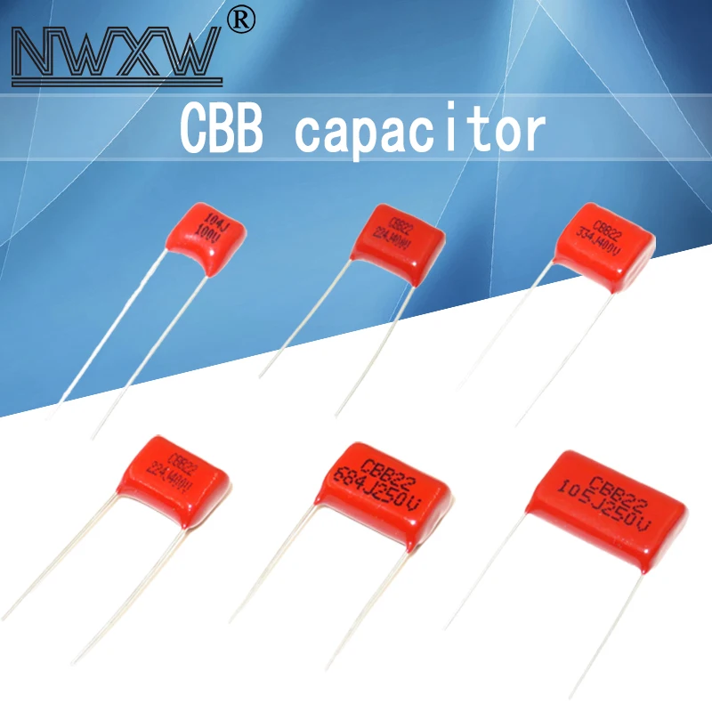 Конденсатор для плёнки из полипропилена CBB novo 100V471J 2000V104J 250V225J 250V475J 400V104J 400V684J 450V225J