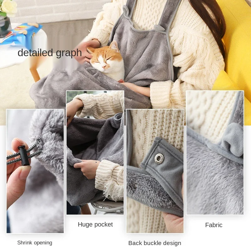 

Pet cat backpack, cat bag, Outing portable cat bag, cat suit, pet chest, cat hug, cat hair apron, Cat artifact, hair proof