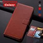 Чехол-книжка для samsung galaxy j2, j3, j4, j5, j6, j7, j8 2016, 2017, 2018 prime pro, кожаный