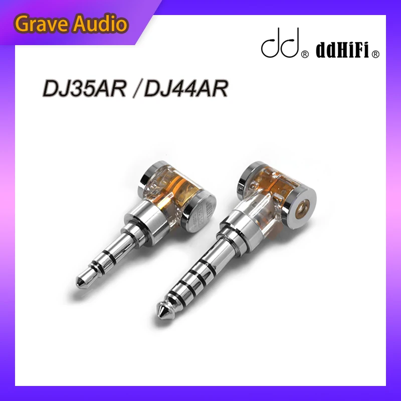 

DD ddHiFi DJ35AR DJ44AR All-New Rhodium Plated 2.5mm Balanced Female to 3.5mm and 4.4mm Male Adapter