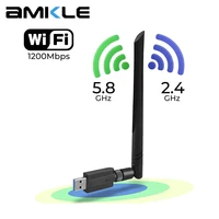 usb 3 0 wifi adapter 2 4g 5g free driver antenna 1200mbps wifi usb ethernet network card dual band wireless wifi dongle receiver