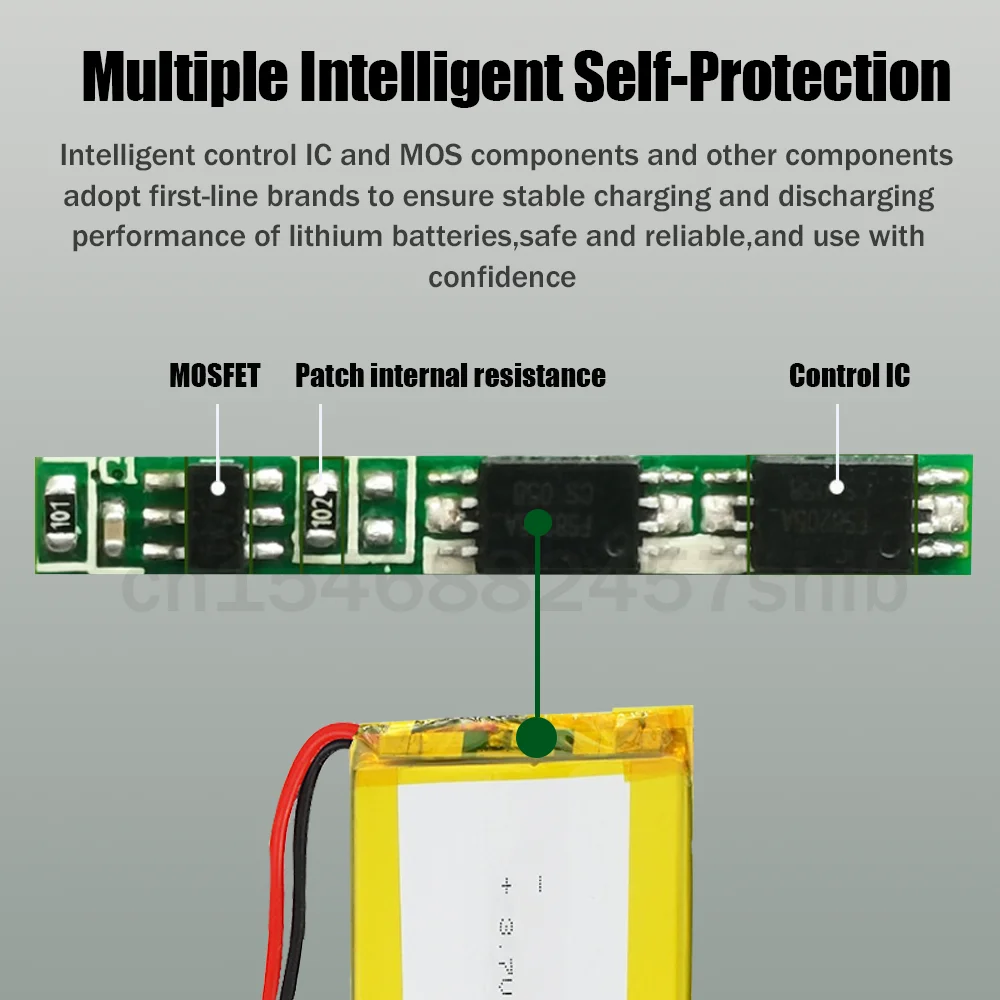 1 шт. литий-полимерная аккумуляторная батарея 3 7 в 3000 мАч 405585 045585 для массажа