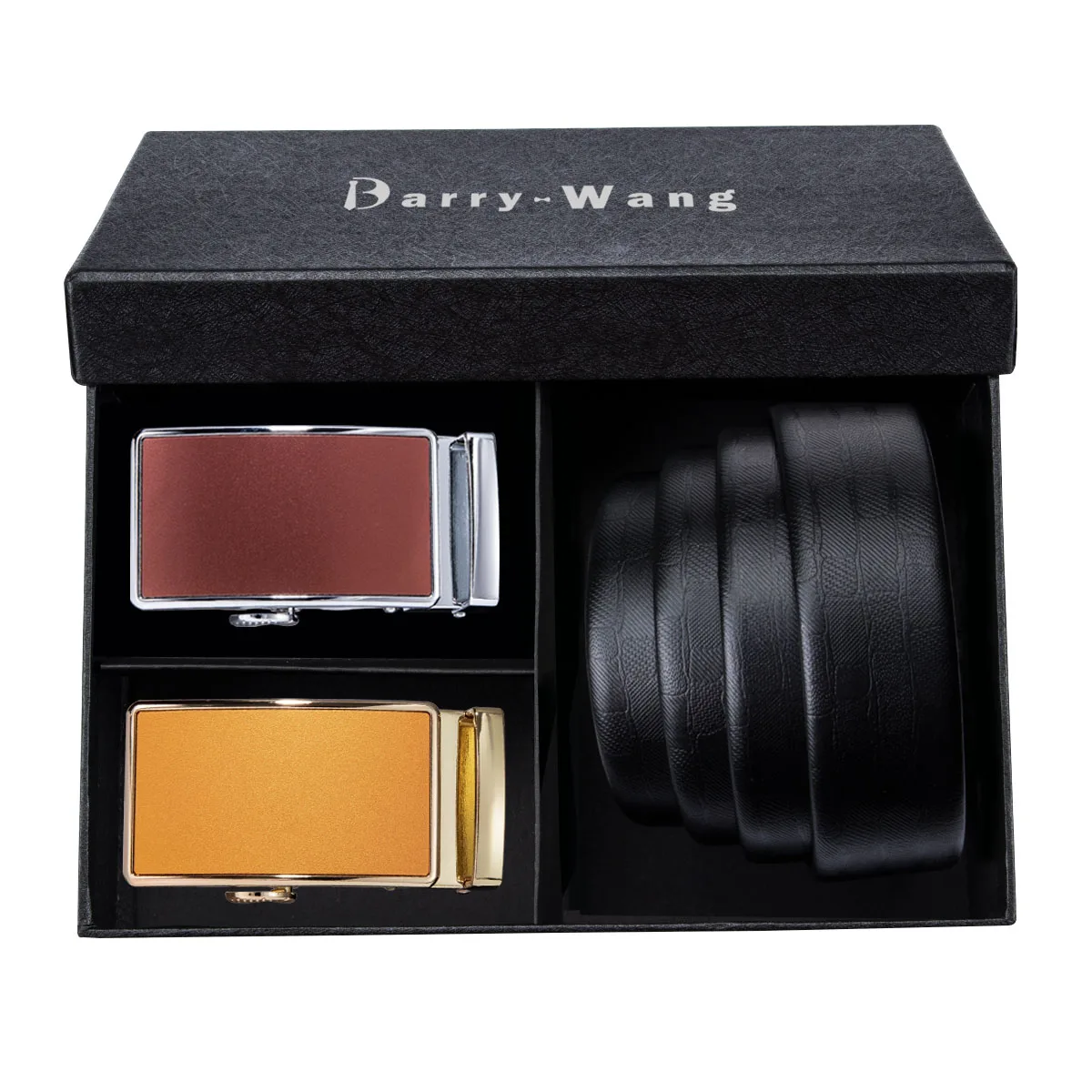 PB-01 Barry. Wang,, лучший Recom, для мужчин, ds, s, ремни, наборы в черной подарочной коробке, натуральная кожа, роскошный ремень, мужские ремни для мужчин