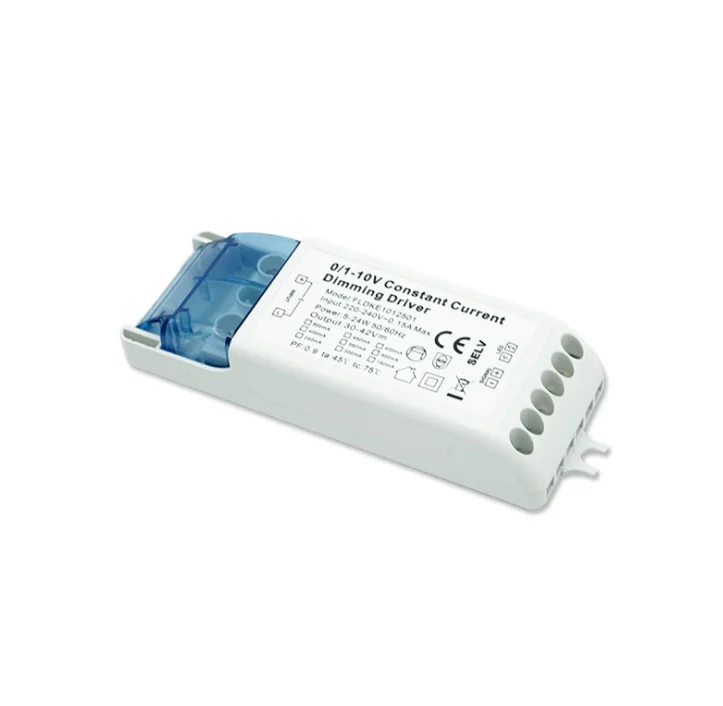 

25-40Vdc Shielded 0-10V Dimmable LED Driver, Constant Current 500mA Power Supply, 120x15x25mm