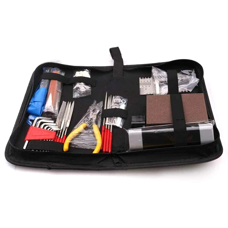 

33 Pcs Guitar Care Tool Kit Luthier Setup Repair Maintenance Tools Wrench Set