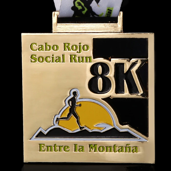 

Manufacturer custom gold and silver medals cheap metal sports medal