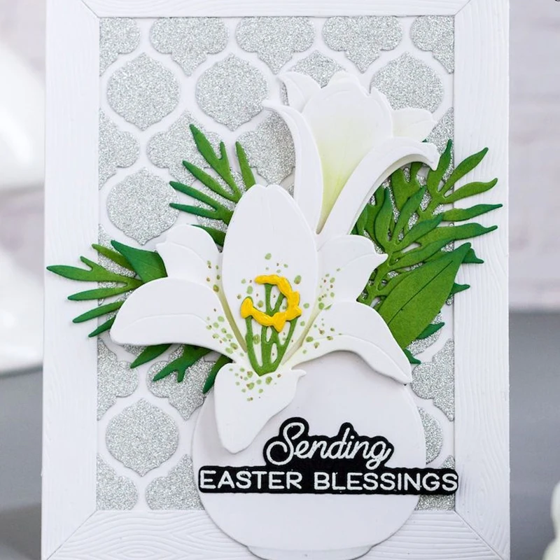 

2021 New Plant Flower Leaf Metal Cutting Dies For DIY Craft Embossing Making Greeting Card Album Scrapbooking No Clear Stamp Set