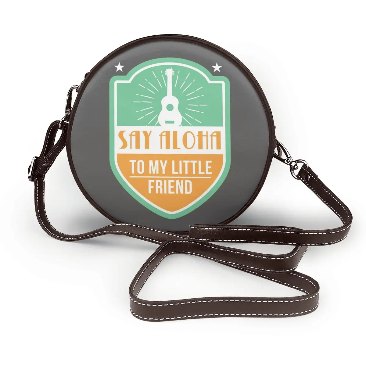 

Сумка через плечо Soprano, многоразовая кожаная офисная круглая сумка, кошелек для студентов