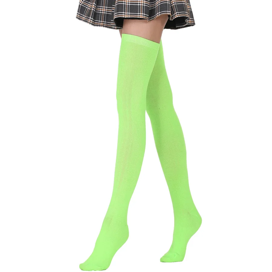 

Sexy Medias Red Orange Striped Long Socks Women Over Knee Women's Thigh High Stockings Funny Ladies Girls Warm Knee Socks Cute