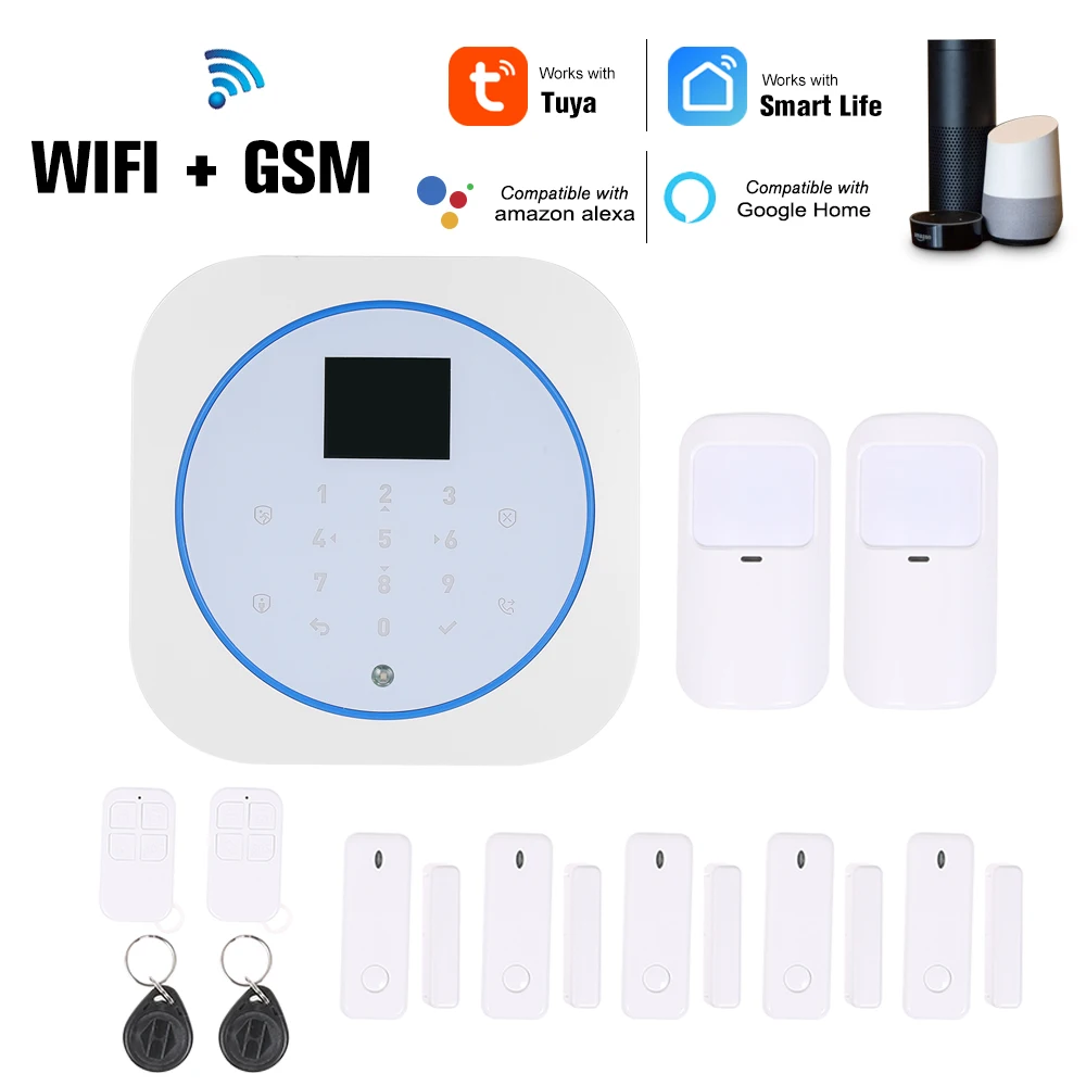 Система сигнализации с Wi Fi и GSM домофон дистанционное управление автоматический