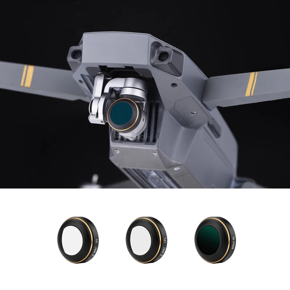 

3 шт., водонепроницаемые фильтры для камеры DJI Mavic Pro