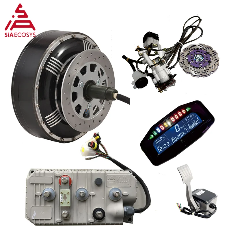 Мотор QS 4000W 273 2wd BLDC бесщеточный комплект для переоборудования электромобиля
