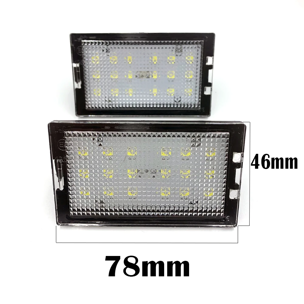 2 шт. автомобильные светодиодные лампы для подсветки номерного знака Land Rover Discovery