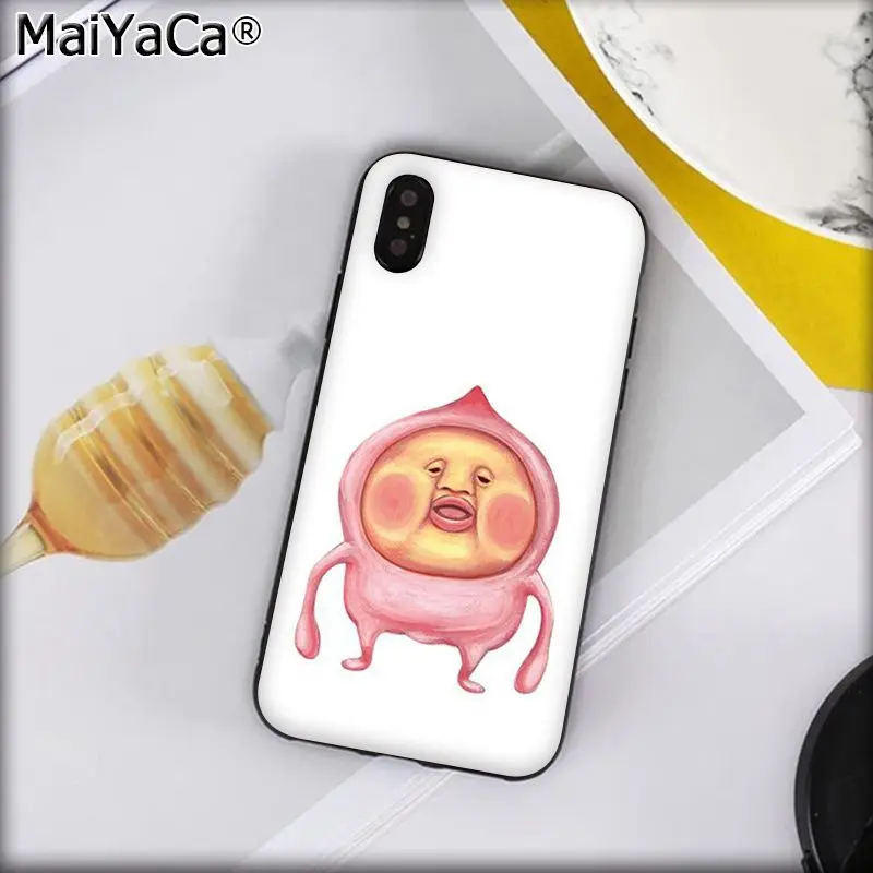 Розовый персиковый кобито MaiYaCa! Чехол для телефона Kobito Apple iphone 11 pro 8 7 66S Plus X XS MAX SE XR |