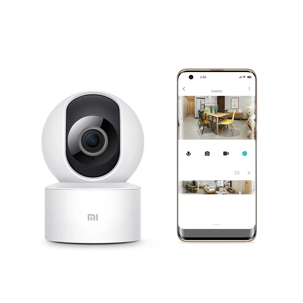 

Global Xiaomi Smart Camera PTZ Version SE 360 Perspective HD 1080P Infrared Night Vision AI Humanoid Detection Mihome App Home