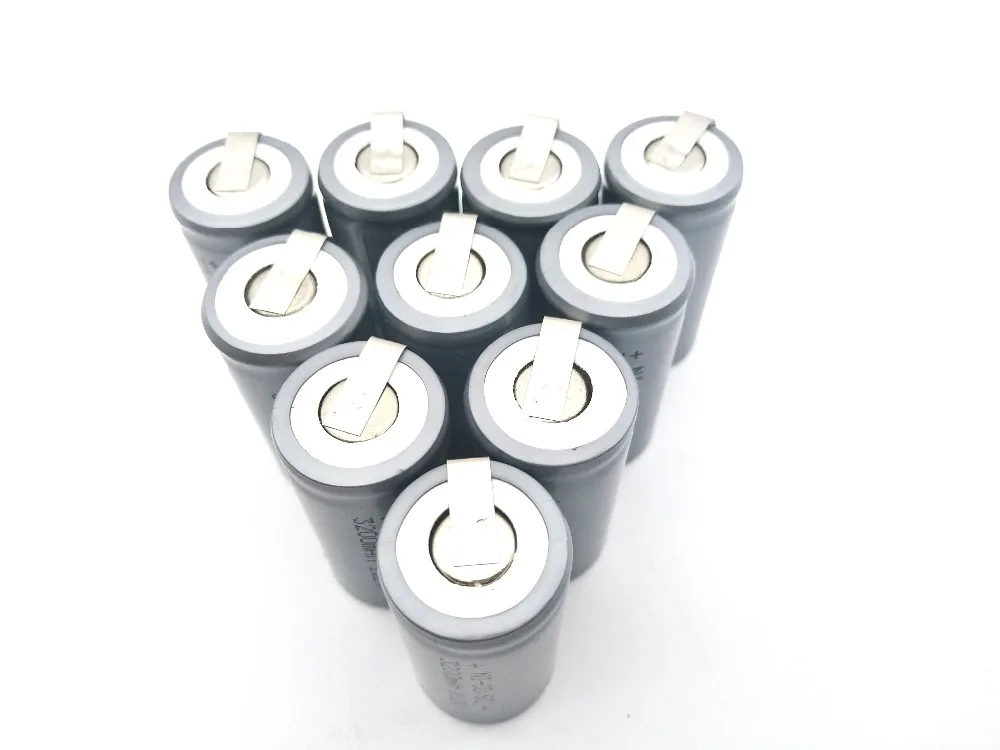 Два цвета 10 шт sc розовый 3000mAh или серебро 3200mah Замена перезаряжаемой батареи 1,2 V С tab расширение SC батареи