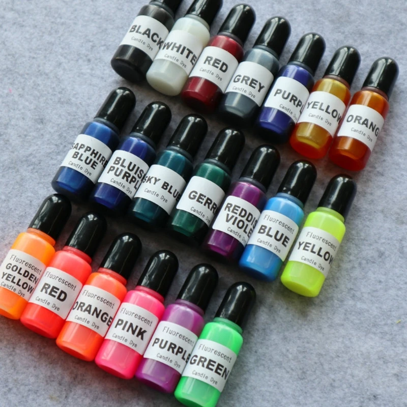 

20 Colors UV Epoxy Resin Colorant Ink Pigment Liquid Coloring Dye DIY Art Crafts Decorations Jewelry Pendant Handicrafts