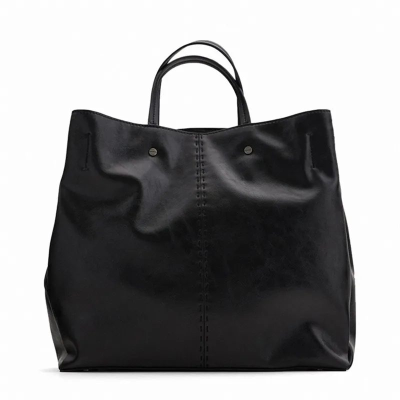 

[BXX] high capacity PU Leather Bags for Women 2021 Fashion Branded Shoulder Hand Bag Lady Trend Handbags and Purses HQ731