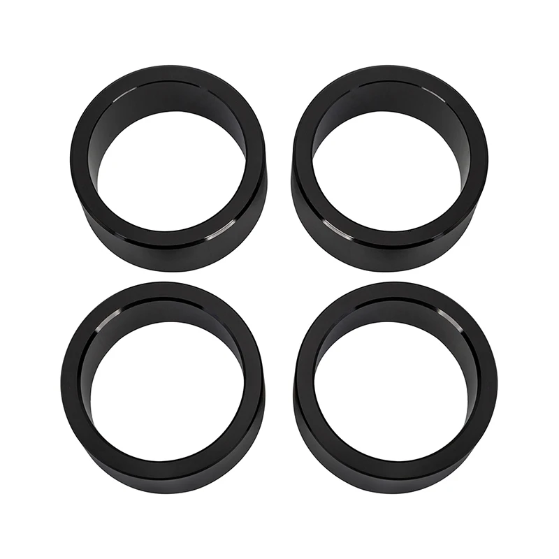 Подушки-исполнители POSSBAY 4 шт. подъемные проставки для амортизаторов ATV черного цвета из алюминия для CAN AM Bombardier Outlander 400 500 650.