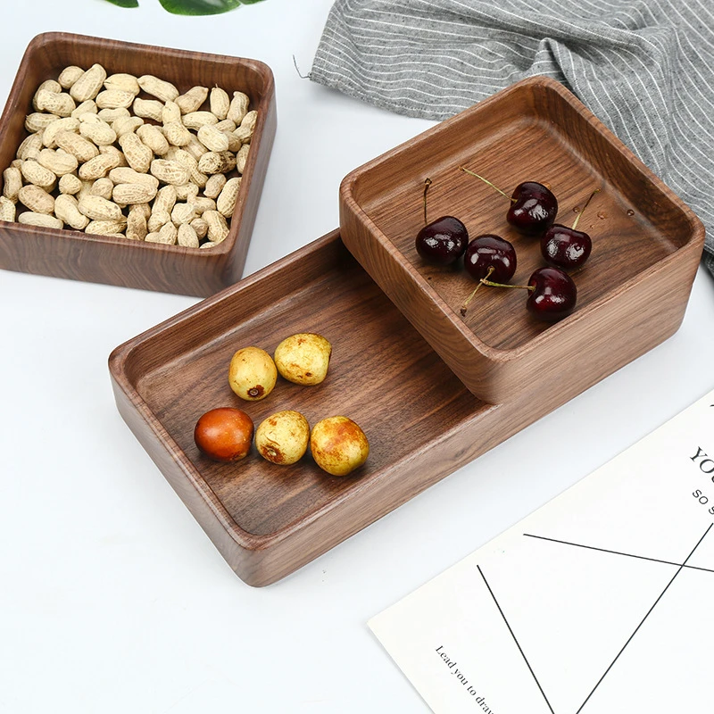 

Coffee Tea Storage Box Snack Fruit plate Trays Creative Dessert Dried Fruit Food Cake Dishes