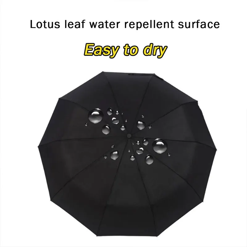 

8/10 Ribs Auto Open/Close Umbrella Waterproof Travel Portable Windproof Rainy Umbrellas OCT998