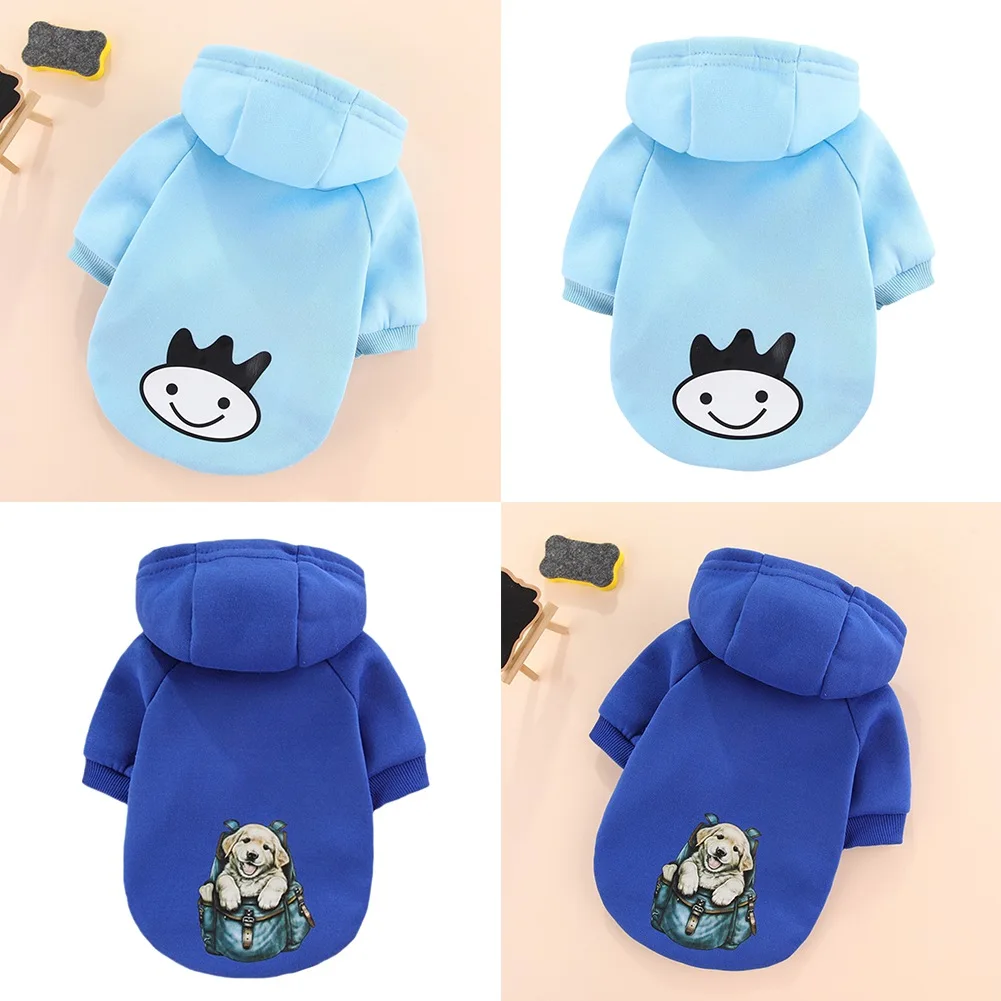 

Warm Dog Clothes Winter Cute Pet Dog Hoodies Coat Puppy Pet Cat Costume Jacket for French Bulldog Chihuahua Ropa Para Perro