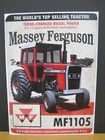 Металлический плакат Massey Ferguson MF 1105, доска для украшения дома