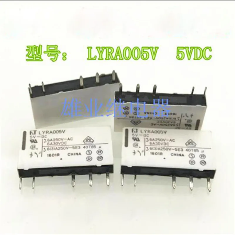 

Реле 5 в LYRA005V 5VDC DC5V 6A 5PIN