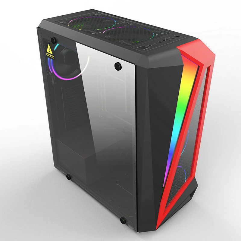 Чехол ATX для игрового компьютера сделай сам полноразмерная прозрачная
