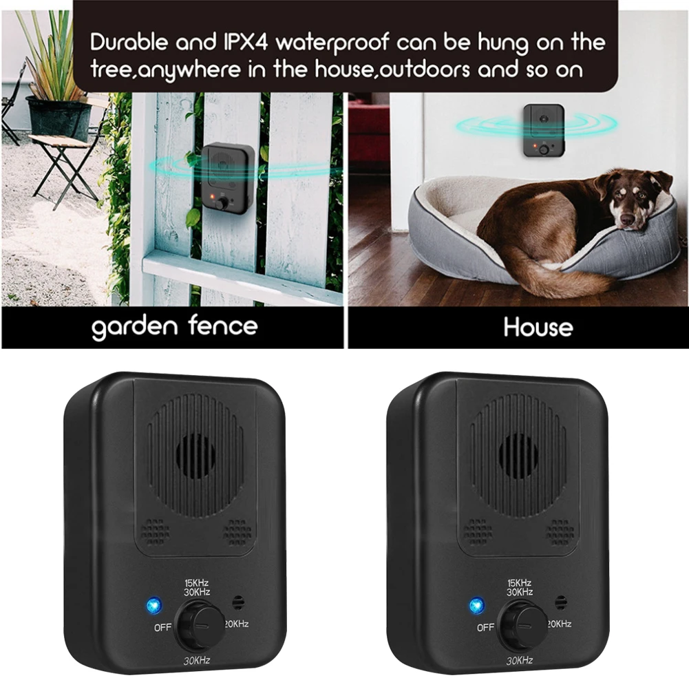

Dog Bark Stopper Deterrents Ultrasonic Pet Repeller Trumpet Outdoor Anti Noise Anti Barking Suppressor Puppy Training Device