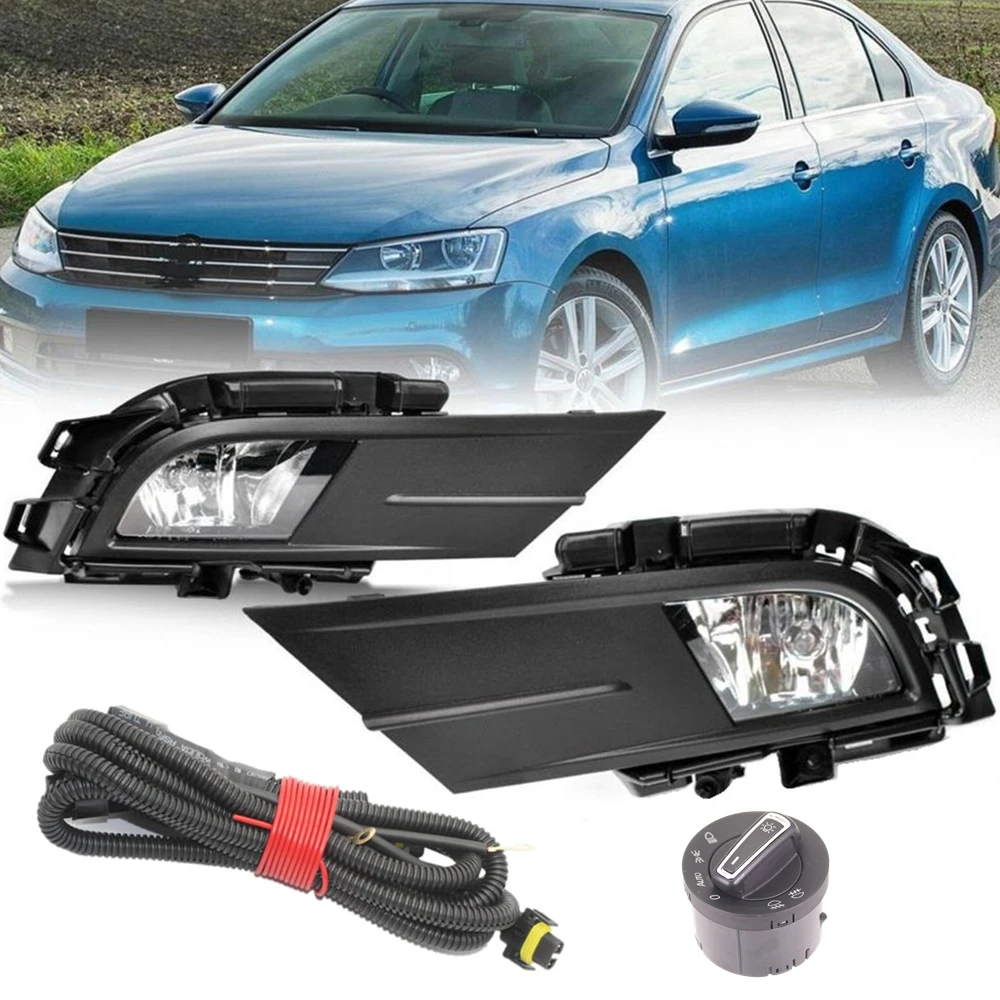 Для VW Jetta Sedan 2015 2016 2017 2018 Автомобильная Стайлинг Передняя противотумансветильник