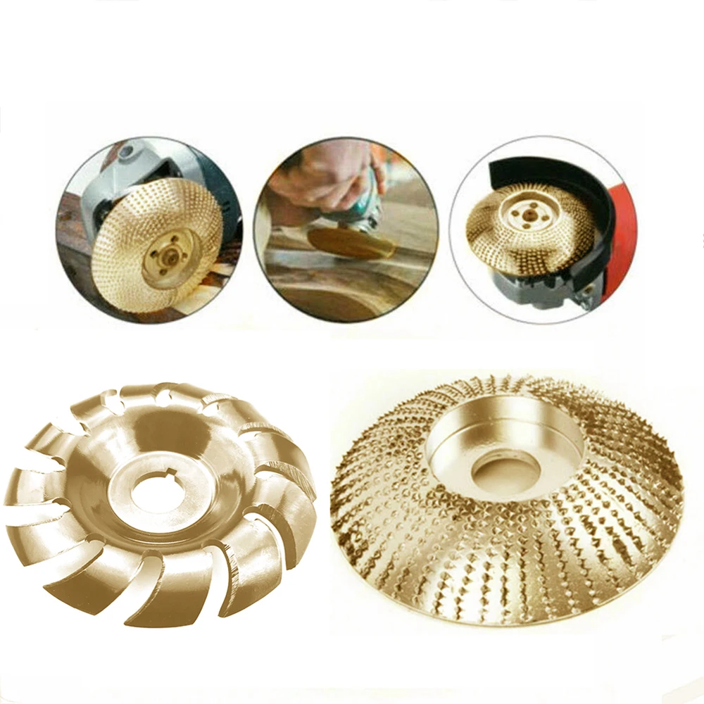 

90mm 12 Teeth Wood Carving Shaping Disc Steel 16mm Hole Discs For Angle Grinder Easy To Operate, Excellent Control And Balance