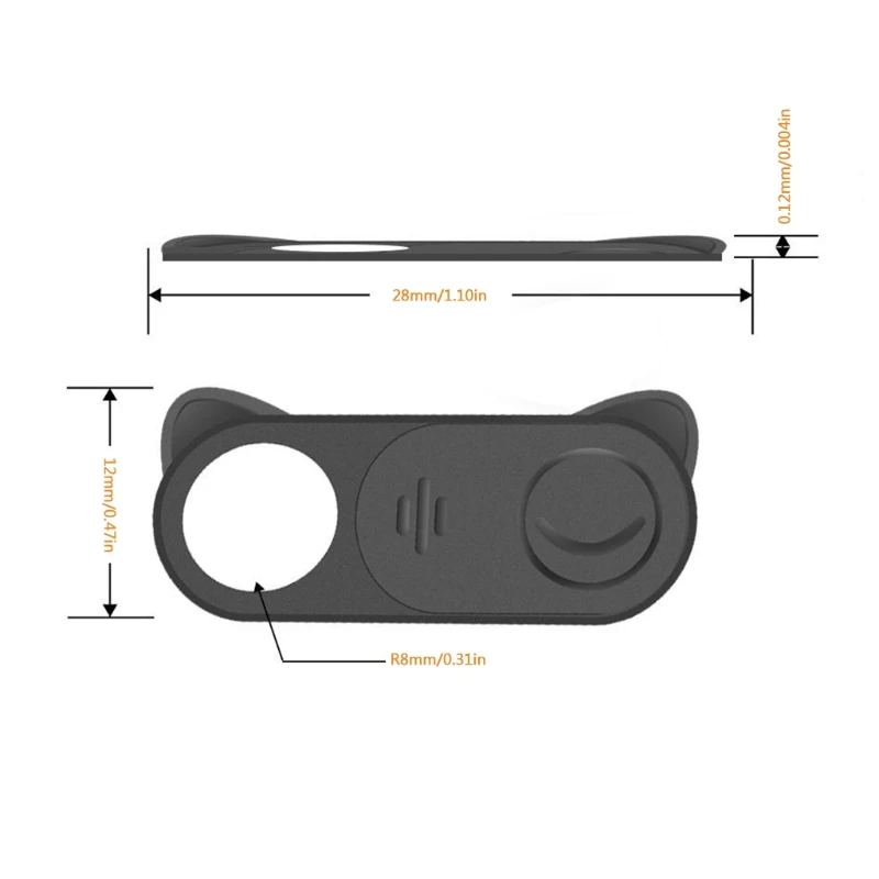 

2/3/5x Camera Cover Slides, Webcam Sliding Covers Apply to Laptop, Tablet, PC, Smartphone, Protect Your Privacy Scurity