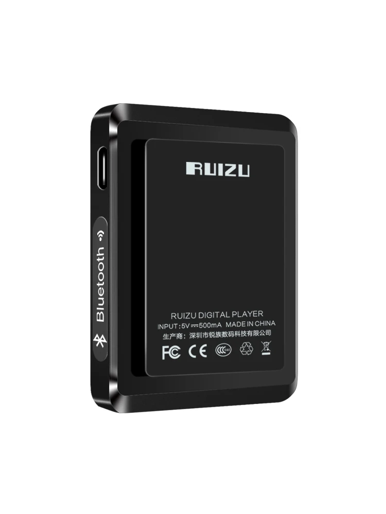 Оригинальный спортивный MP3-плеер RUIZU M5 с Bluetooth 8 ГБ мини-сенсорный экран зажимом