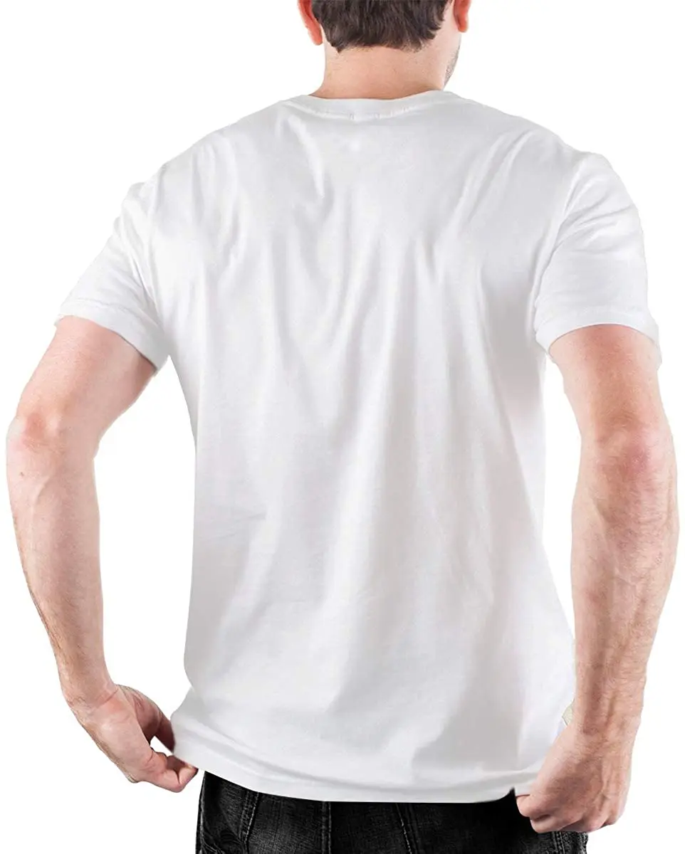 

Humor White T-Shirt New Arrivals Summer Cool Men Tee Breathable All Cotton Short Sleeve Round Collar T Shirt