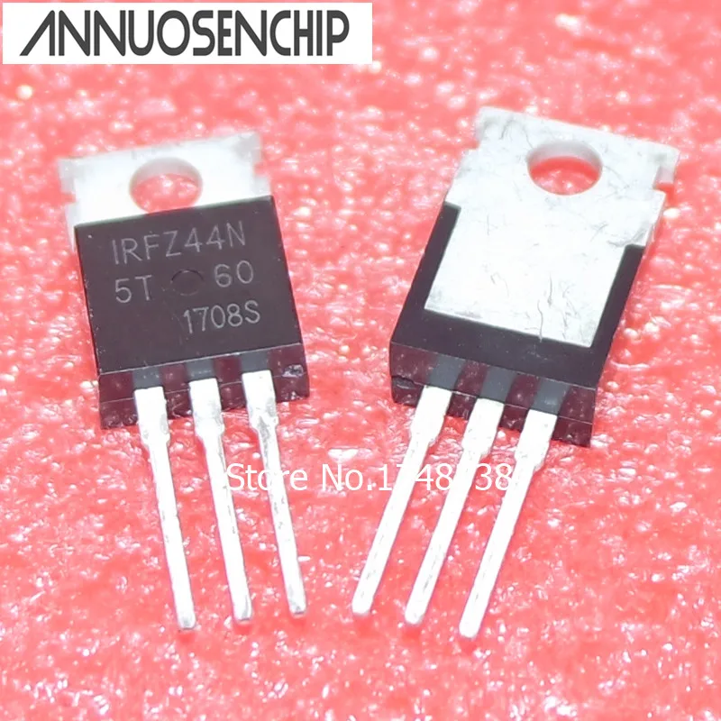 5 шт./лот 10 IRFZ44NPBF IRFZ44N IRFZ44 FZ44N N Channel 49A 55V Транзистор MOSFET лучшего