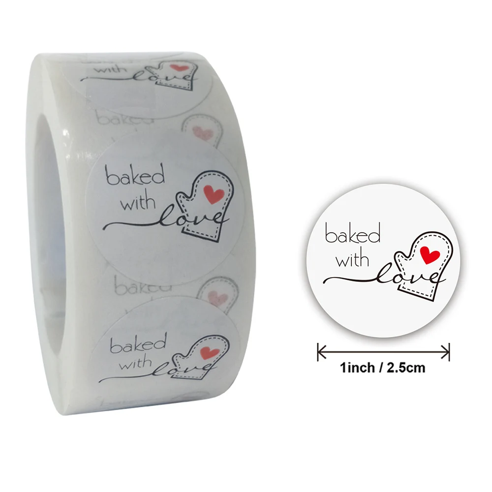 500 шт./рулон спасибо Стикеры с цветочным дизайном Цветочный принт ярлыка