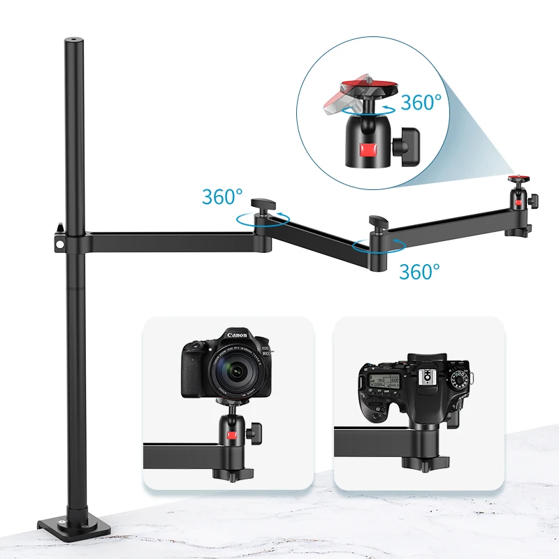 Ulanzi веб-камера подставка Гибкая прямая трансляция настольная Съемная шаровая