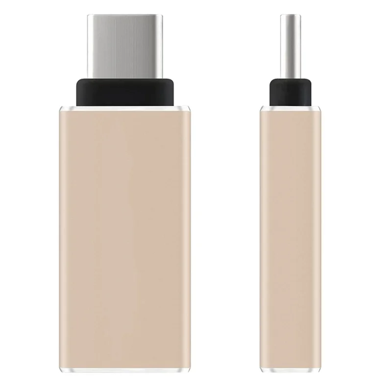 Адаптер USB C type 3 1 A 0 конвертер Папа мама золотой|Соединители| |