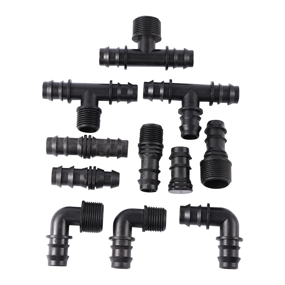 1/2 &quot3/4&quot Садовый шланг тройник делитель воды локоть штекер Конец 16 мм колючая