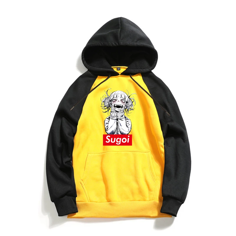 

Original men's hoodies Japanese anime sugoi Printing Hoodie Harajuku Man Fleece Warm Tracksuit New 2020 street Pullover