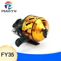 fy35 slingshot fishing reel 51bb closed metal wheel interchangeable leftright hands outdoor bow hunting fishing