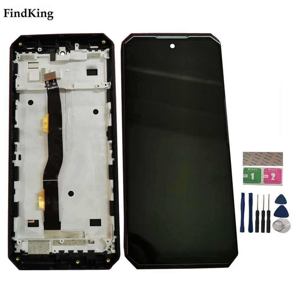 

Mobile LCDs For Oukitel K13 Pro LCD Display With Touch Screen Digitizer Assembly Replacement With Frame Tools+ 3M Sticker