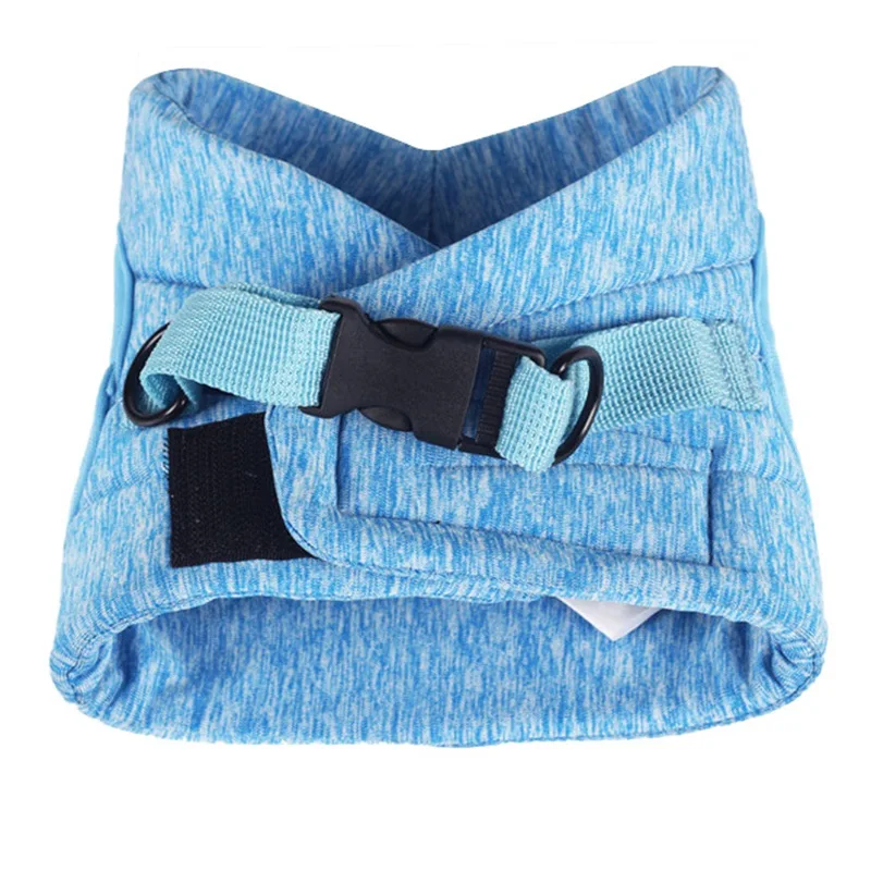 Шлейка для кошек жилет маленьких и собак с отражающим ремешком Мягкая сетчатая